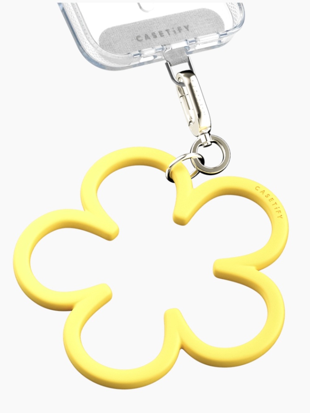 casetify - Jelly Wristlet - Yellow Flower